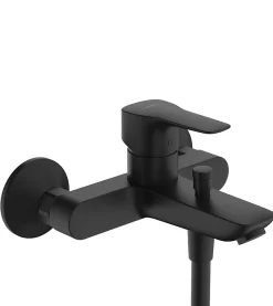 Robinet De Baignoire|Hansgrohe Mitigeur bain douche mécanique noir mat MySport