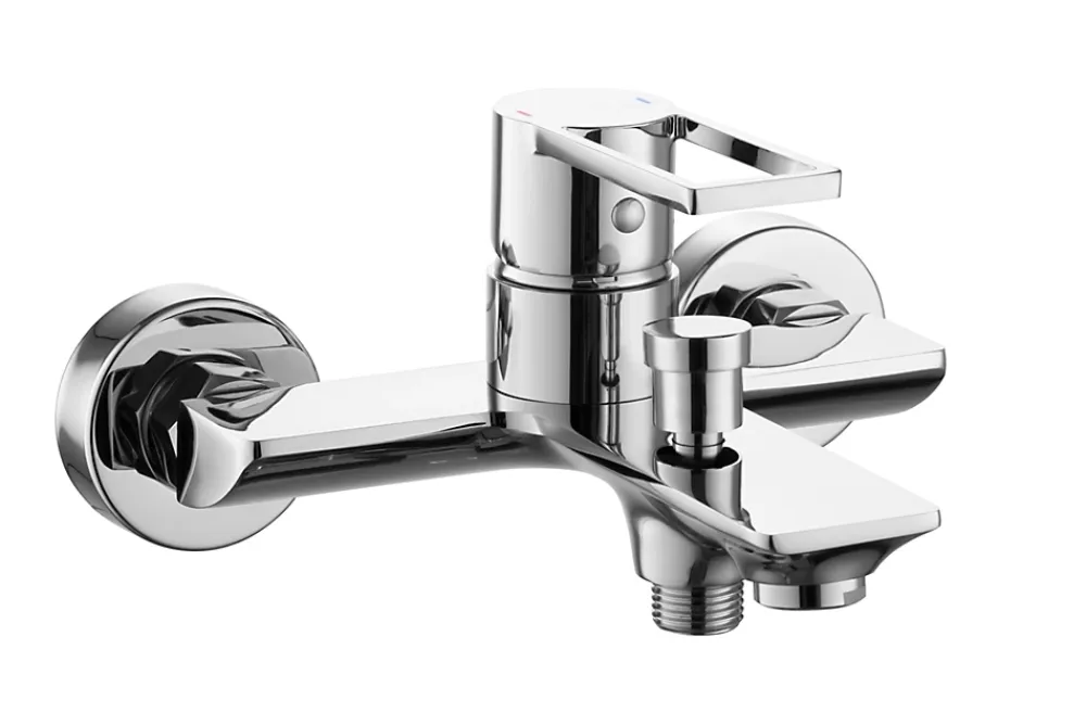 Robinet De Baignoire|Edouard Rousseau Mitigeur bain douche mécanique chrome, Styl