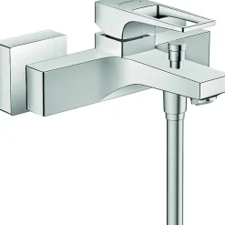 Robinet De Baignoire|Hansgrohe Mitigeur bain douche mécanique poignée étrier Metropol chromé