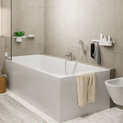 Robinet De Baignoire|Hansgrohe Mitigeur bain douche monotrou chrome Vernis Blend