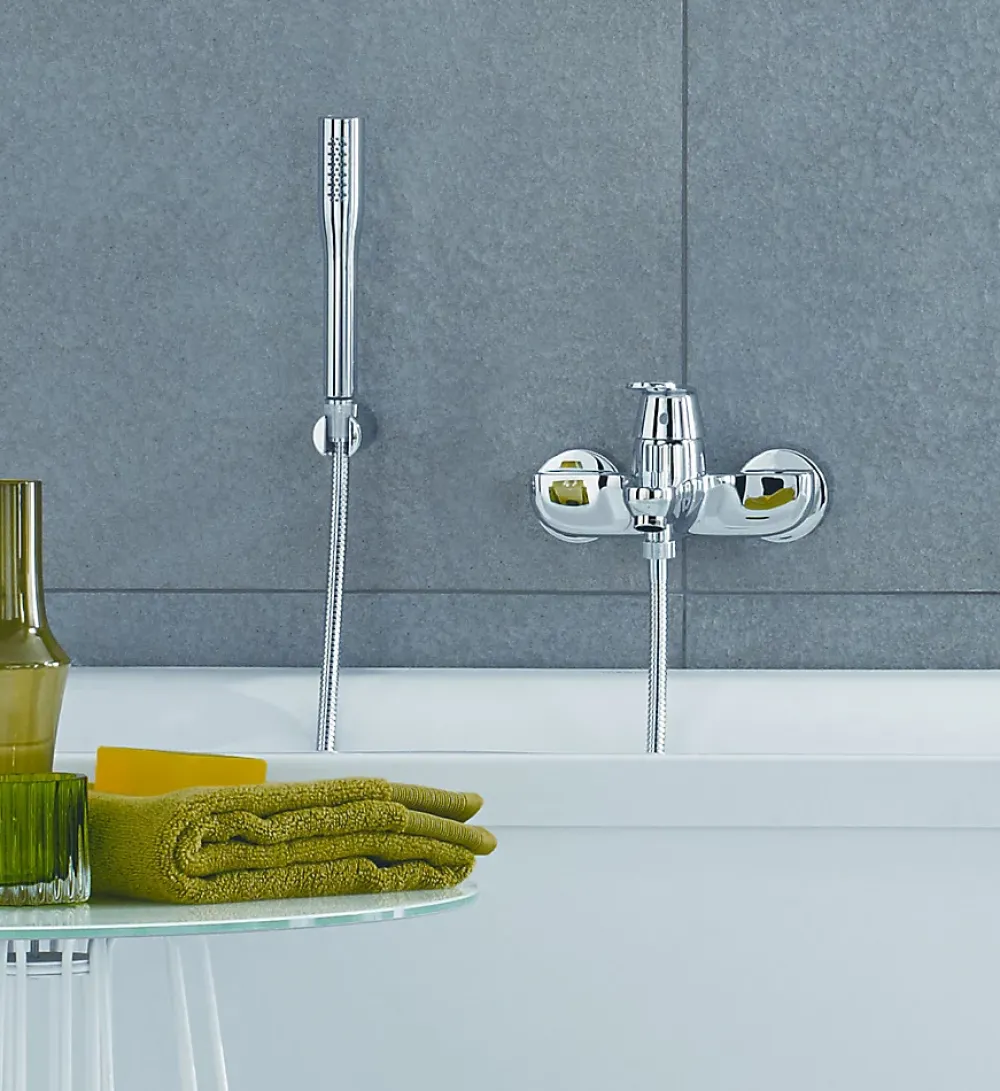 Robinet De Baignoire|Grohe Mitigeur bain douche mural - Entraxe 150 mm - Eurosmart Cosmopolitan -