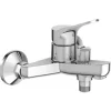 Robinet De Baignoire|Jacob Delafon Mitigeur bain douche mural avec raccords - - Brive - Laiton - Chrome - 1.4 kg
