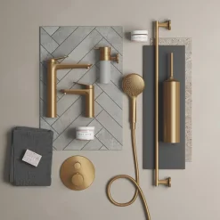 Duravit Mitigeur bain douche thermostatique Wave bronze brossé
