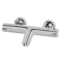 GoodHome Mitigeur bain douche thermostatique, chrome, NF, Mayas