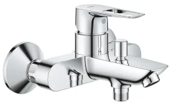 Robinet De Baignoire|Grohe Mitigeur bain/douche 2 trous StartLoop en laiton coloris chromé entraxe 150 mm