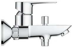 Robinet De Baignoire|Grohe Mitigeur bain/douche 2 trous StartLoop en laiton coloris chromé entraxe 150 mm