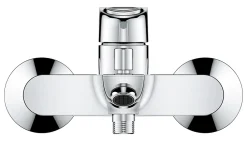 Robinet De Baignoire|Grohe Mitigeur bain/douche 2 trous StartLoop en laiton coloris chromé entraxe 150 mm