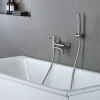 Robinet De Baignoire|Imex Mitigeur Bain/Douche Anti-Calcaire en Niquel Brossé MONZA BDM039-4NQ