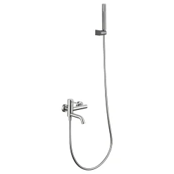 Robinet De Baignoire|Imex Mitigeur Bain/Douche Anti-Calcaire en Niquel Brossé MONZA BDM039-4NQ