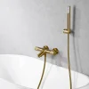 Imex Mitigeur Bain/Douche Anti-Calcaire Thermostatique Or Brossé LINE BTD038-4OC