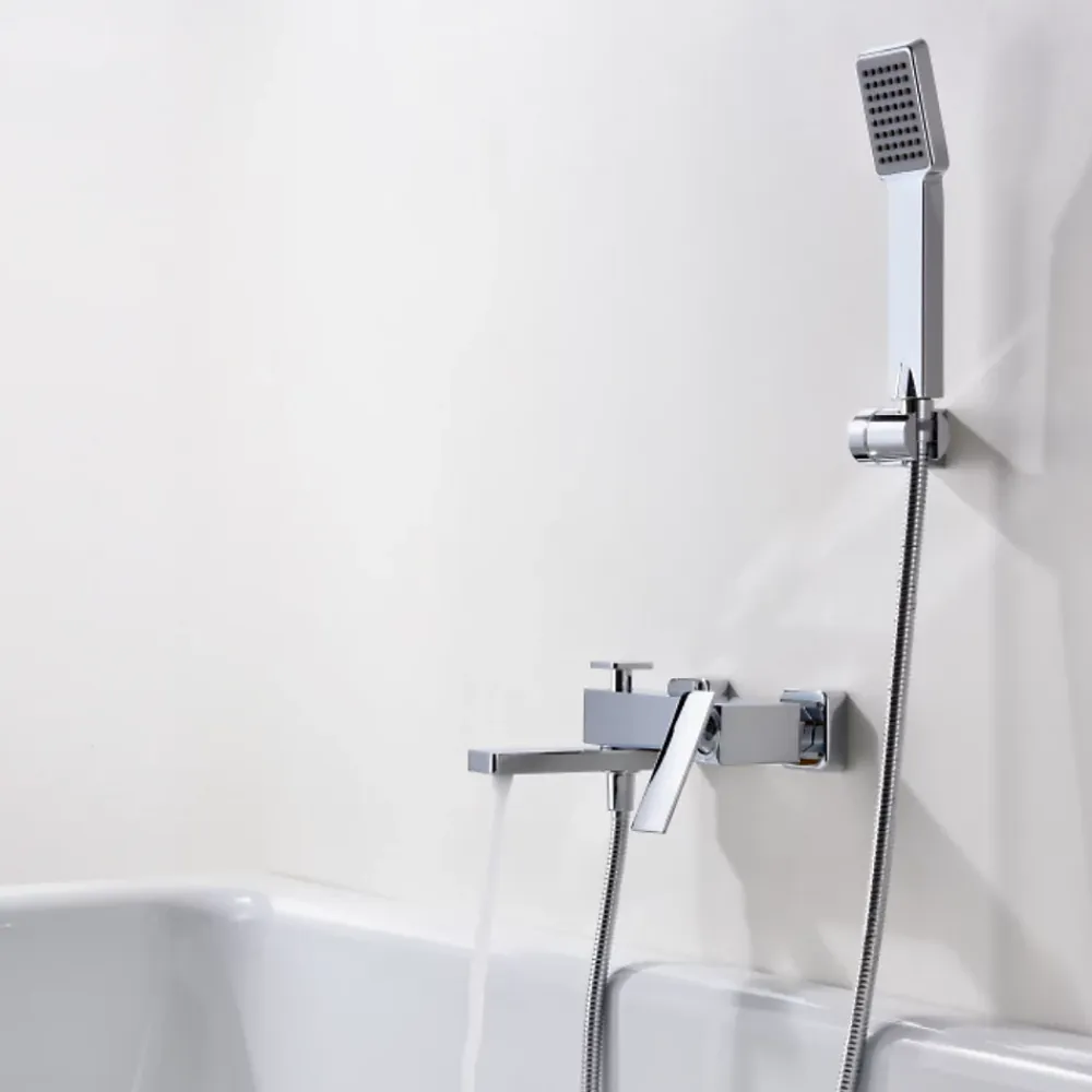 Robinet De Baignoire|Imex Mitigeur Bain/Douche Anti-Calcaire Chrome PISA BDP048-4