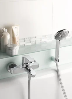 Grohe Mitigeur bain/douche chrome Cosmo