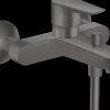 Robinet De Baignoire|Hansgrohe Mitigeur bain/douche Talis E noir chrome brossé 71740340