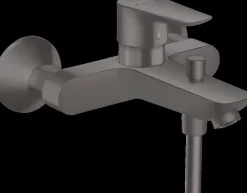 Robinet De Baignoire|Hansgrohe Mitigeur bain/douche Talis E noir chrome brossé 71740340