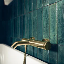 Essebagno Mitigeur bain-douche mécanique or brossé Luisa