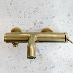 Essebagno Mitigeur bain-douche mécanique or brossé Luisa