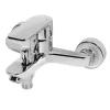 Robinet De Baignoire|GoodHome Mitigeur bain/douche mécanique, chrome, NF, Aisai