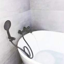 Essebagno Mitigeur bain-douche mécanique gun métal Luisa