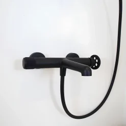 Essebagno Mitigeur bain-douche mécanique noir Indus