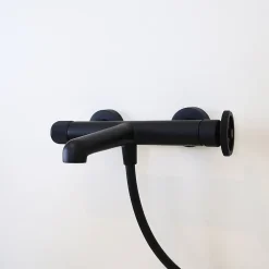 Essebagno Mitigeur bain-douche mécanique noir Indus