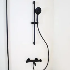 Essebagno Mitigeur bain-douche mécanique noir Indus