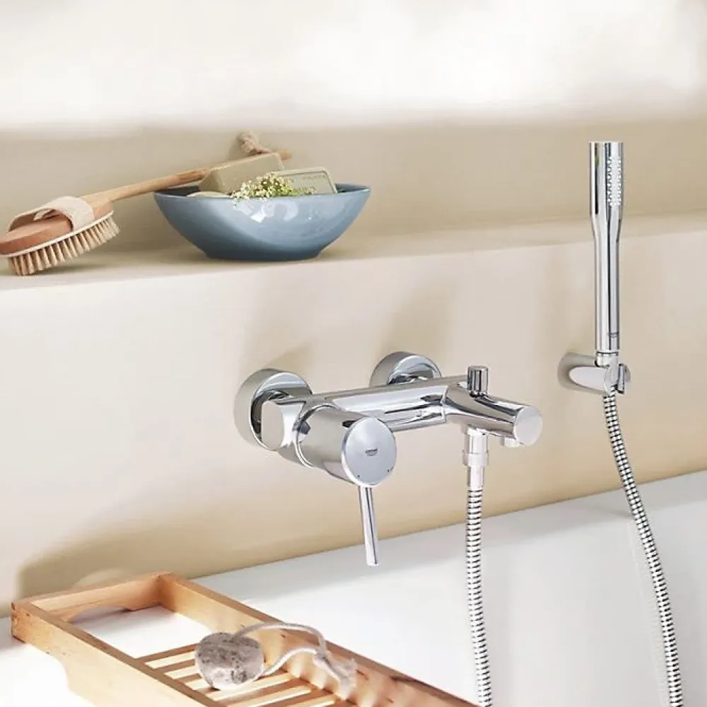 Robinet De Baignoire|Grohe Mitigeur bain-douche mural CONCETTO monocommande - - 32700001