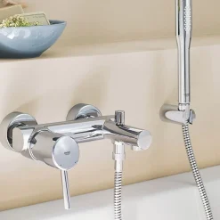 Robinet De Baignoire|Grohe Mitigeur bain-douche mural CONCETTO monocommande - - 32700001