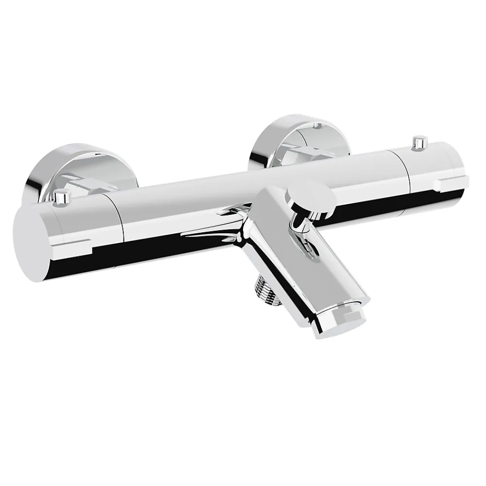 Robinet De Douche|Kramer Mitigeur bain/douche thermostatique mural, chrome, Colors