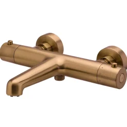 Essebagno Mitigeur bain-douche thermostatique cuivre brossé Luisa