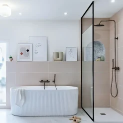 Essebagno Mitigeur bain-douche thermostatique gun métal Luisa