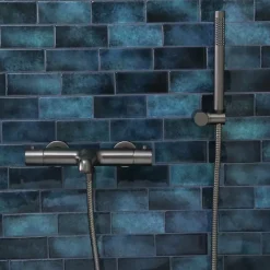 Essebagno Mitigeur bain-douche thermostatique gun métal Luisa