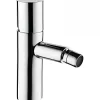 Robinet De Bidet|Sanindusa Mitigeur bidet à commande cylindrique jet orientable Single Plus chrome livré avec fixation et 2 flexibles