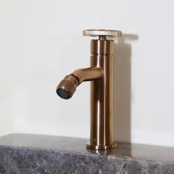 Essebagno Mitigeur bidet cuivre brossé Indus
