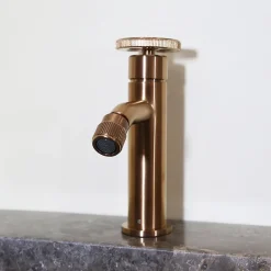 Essebagno Mitigeur bidet cuivre brossé Indus