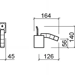 Robinet De Bidet|Sanindusa Mitigeur bidet design d'exception WCA