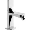 Robinet De Bidet|Sanindusa Mitigeur bidet design plat épuré contemporain Alfa Line 42 chromé livré avec 2 flexibles