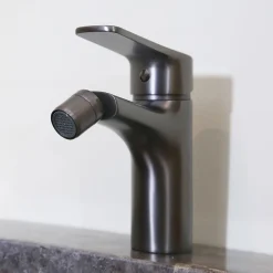 Robinet De Bidet|Essebagno Mitigeur bidet Gun Metal Full