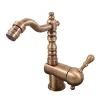Robinet De Bidet|Rav Mitigeur bidet LABE à poser en laiton bronze avec poignée en céramique