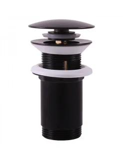 Robinet De Bidet|Rav Mitigeur bidet LABE avec siphon en laiton doré noir mat