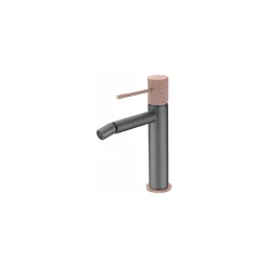 Robinet De Bidet|Imex Products Mitigeur bidet monocommande en laiton finition or rose brosse avec cartouche ceramique