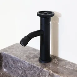 Robinet De Bidet|Essebagno Mitigeur bidet noir Indus