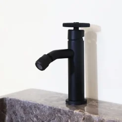 Robinet De Bidet|Essebagno Mitigeur bidet noir Indus
