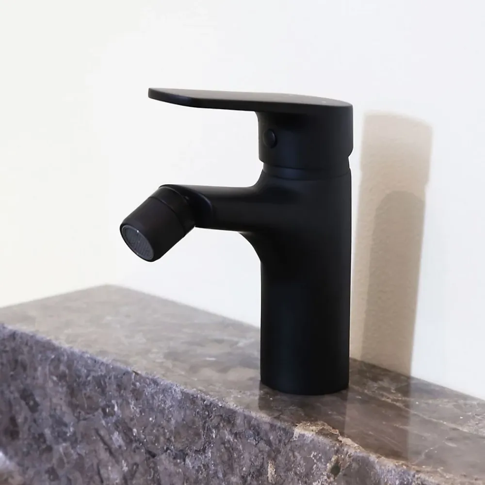 Robinet De Bidet|Essebagno Mitigeur bidet noir Full