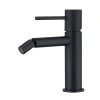 Imex Products Mitigeur bidet noir mat en laiton et zamac avec cartouche ceramique et flexibles