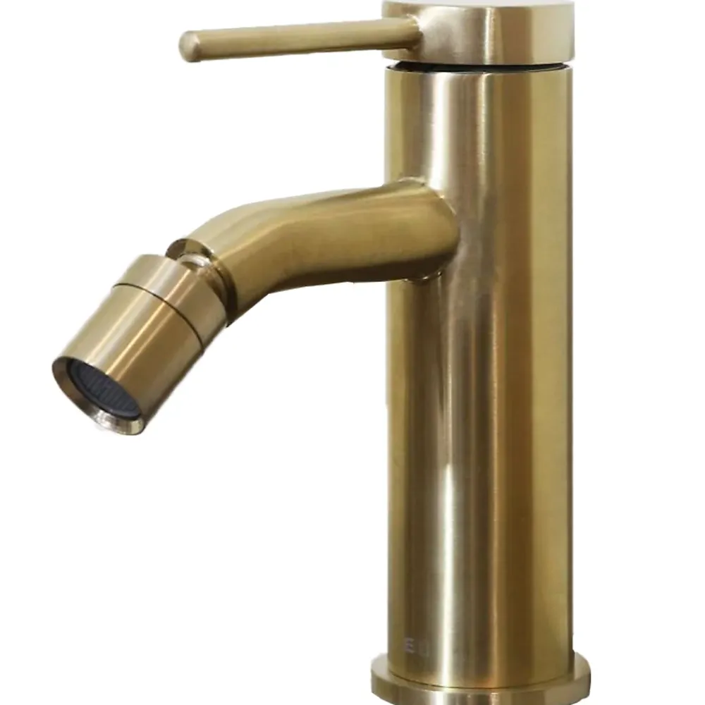 Robinet De Bidet|Essebagno Mitigeur bidet or brossé Lollipop