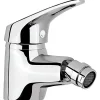 Robinet De Bidet|Sanindusa Mitigeur bidet Cetus Basic chromé livré avec 2 flexibles
