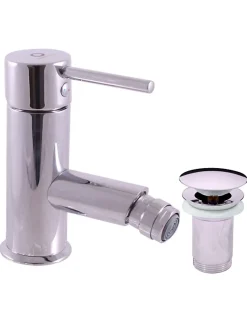 Robinet De Bidet|Rav Mitigeur bidet SEINA avec bonde en laiton noir