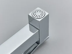 Robinet De Bidet|Signature Mitigeur Chrome Encastré pour WC - Douchette Ergonomique, Résistante à la Corrosion, Installation Murale Discrète en Laiton.