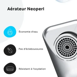 Robinet De Baignoire|Am.Pm Europe Mitigeur de baignoire mécanique Robinet de baignoire, mitigeur salle de bain Chromé, FXB10000 X-Joy S AM.PM