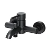 Am.Pm Europe Mitigeur de baignoire mécanique Robinet de baignoire, mitigeur salle de bain, Noir, FPA10022 Spike AM.PM